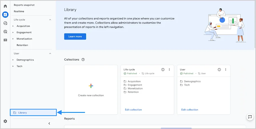 Google Analytics reporting interface